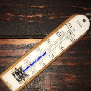 Small ArtDeco Period WallThermometer 1858SELSI
